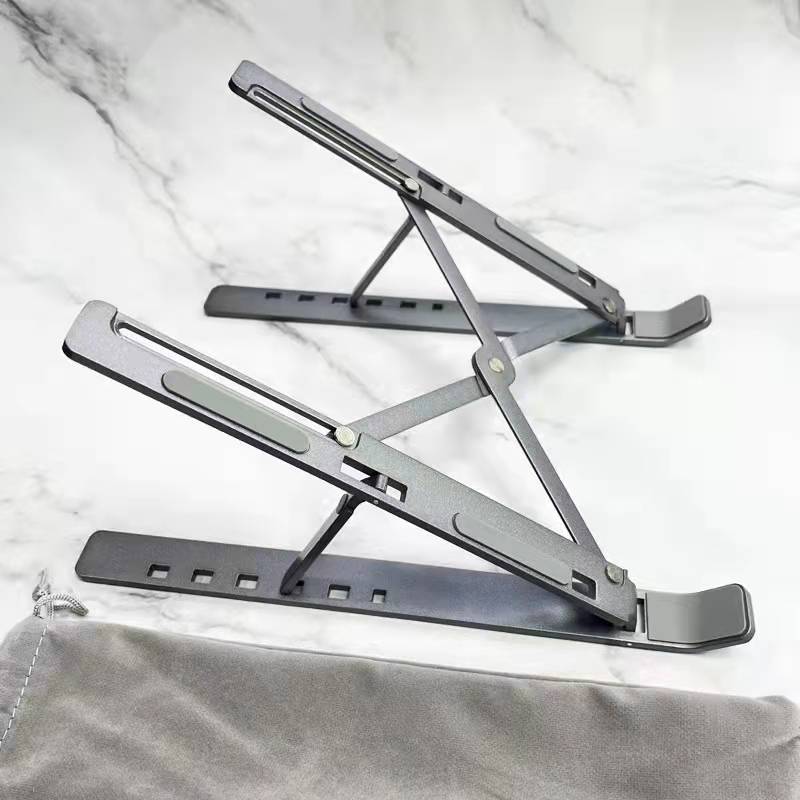 Laptop stand tablet aluminum alloy computer stand folding lift desktop vertical monitor cooling stand