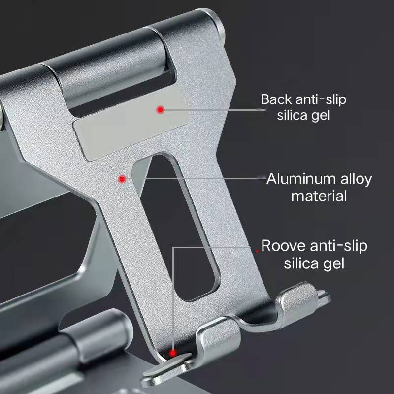 New Tablet Phone Universal Desktop Bracket Convenient Aluminum Alloy Folding Phone Bracket